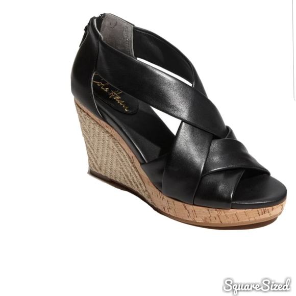 Cole Haan Shoes - Cole Haan NIKE Air Delfina Cork Jute Wedge Sandal